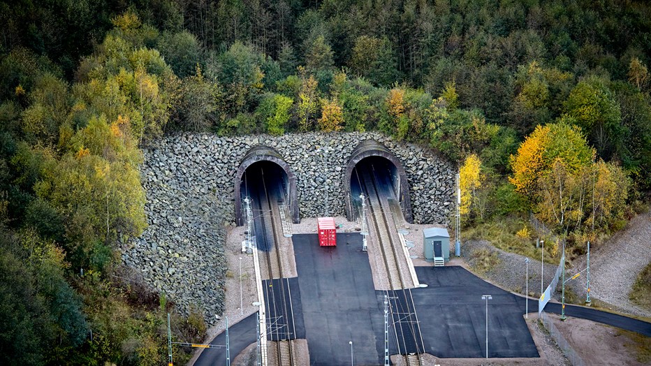 Hallandsås, flygfoto Hallandsås, flygfoto