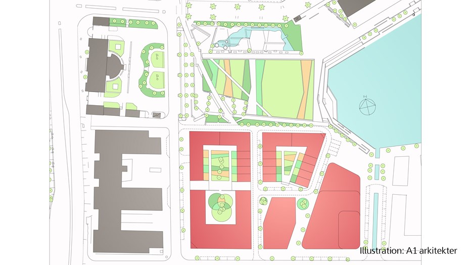 Illustration: A1 arkitekter Illustration: A1 arkitekter