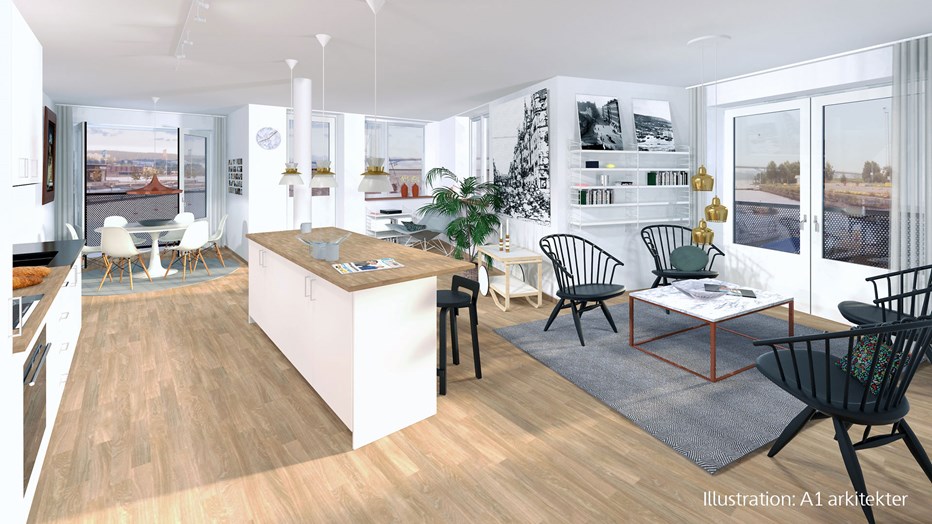 Illustration: A1 arkitekter Illustration: A1 arkitekter