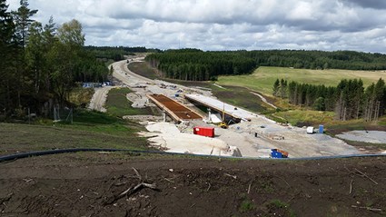 Denna del av E6 går genom ett av UNESCO:s världsarvsområden.