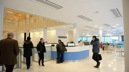 Entré Lindhagen Skanska entré