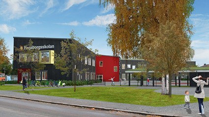 Vi på Skanska är väldigt stolta över att ha lyckats bygga en riktigt bra skola.