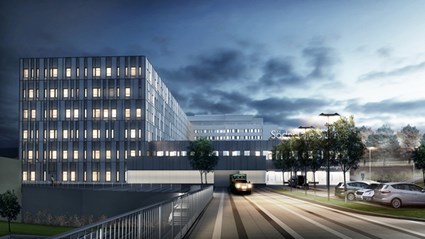 Målsättningen är att certifiera Nya Södertälje sjukhus enligt Miljöbyggnad Guld.