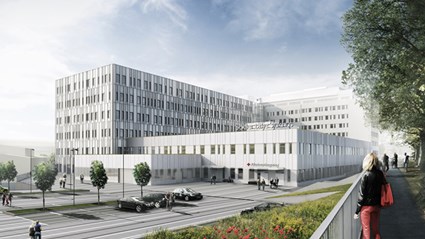 Samarbetet mellan avdelningar förbättras när sjukhuset byggs om. 
