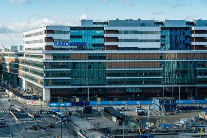 Nya Karolinska Solna, vy från söder.