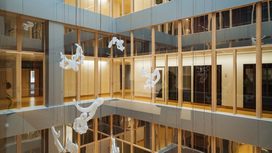 Konstinstallation ljusschakt  Konstinstallation ljusschakt