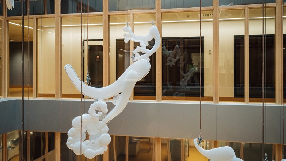 Konstinstallation ljusschakt  Konstinstallation ljusschakt