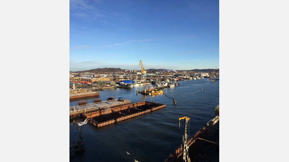 Projektet är tekniskt utmanande och vi har behövt påla oss ner 110 meter för att nå berg. Projektet är tekniskt utmanande och vi har behövt påla oss ner 110 meter för att nå berg.