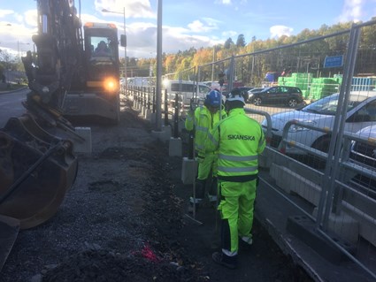 Björnkullavägen var ett grönt anläggningsprojekt som certifierades enligt miljöcertifieringen CEEQUAL med bästa betyget Excellent.