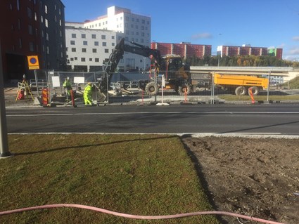 Vi genomförde dagligen en kontroll av miljökrav på maskiner och lastbilar.