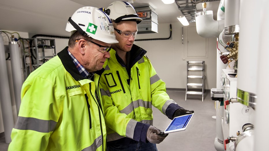 Vi använde ett avvikelsehanteringssystem på Ipads där ritningarna över byggnaden fanns. Vi använde ett avvikelsehanteringssystem på Ipads där ritningarna över byggnaden fanns.