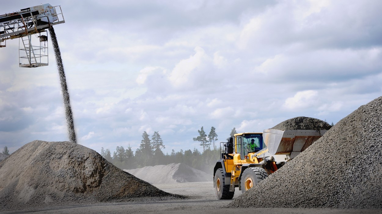 Gravel and crushed rock