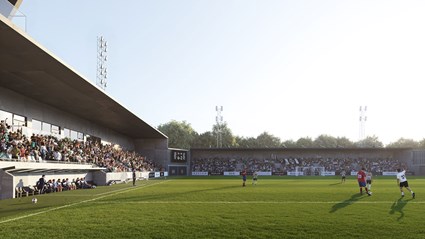Skanskas renovering ger Landskrona IP både ny funktion och form.