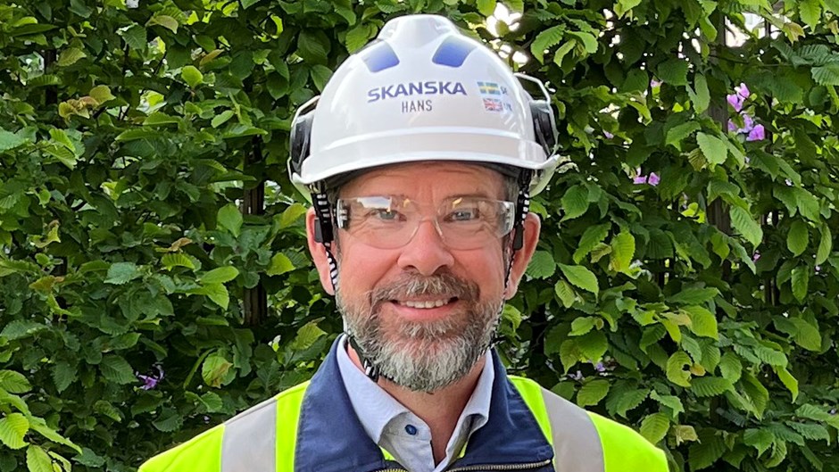 Skanskas projektchef Hans Hogård.