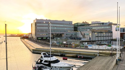 The location by the waterfront is amazing.