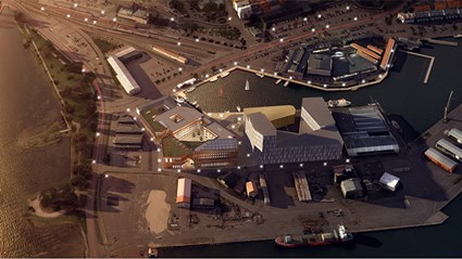 The new university means that everyone will be gathered in one place. Image: Christensen & CO