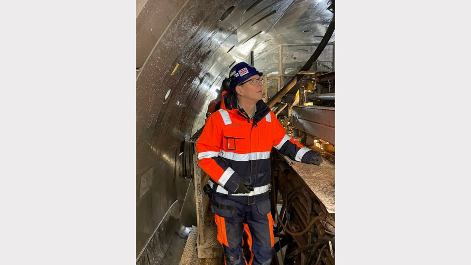 Skanskas tunnelspecialist Robert Sturk.