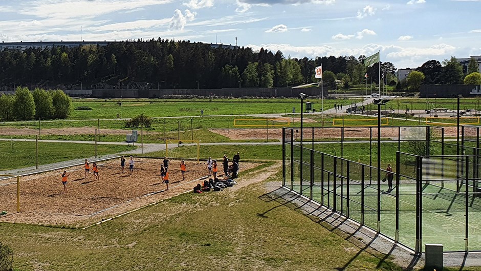 Aktivitetsytor i Täby Park