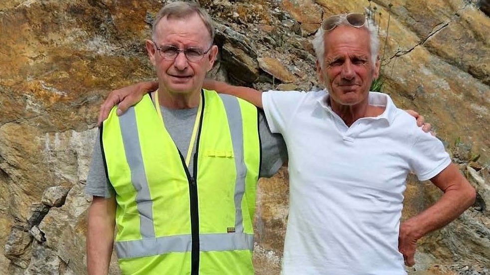 Bröderna Henriksson har tillsammans jobbat 100 år på Skanska.  