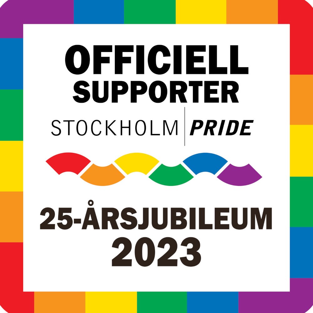 Officiell supporter till Stockholm Pride 2023 1000