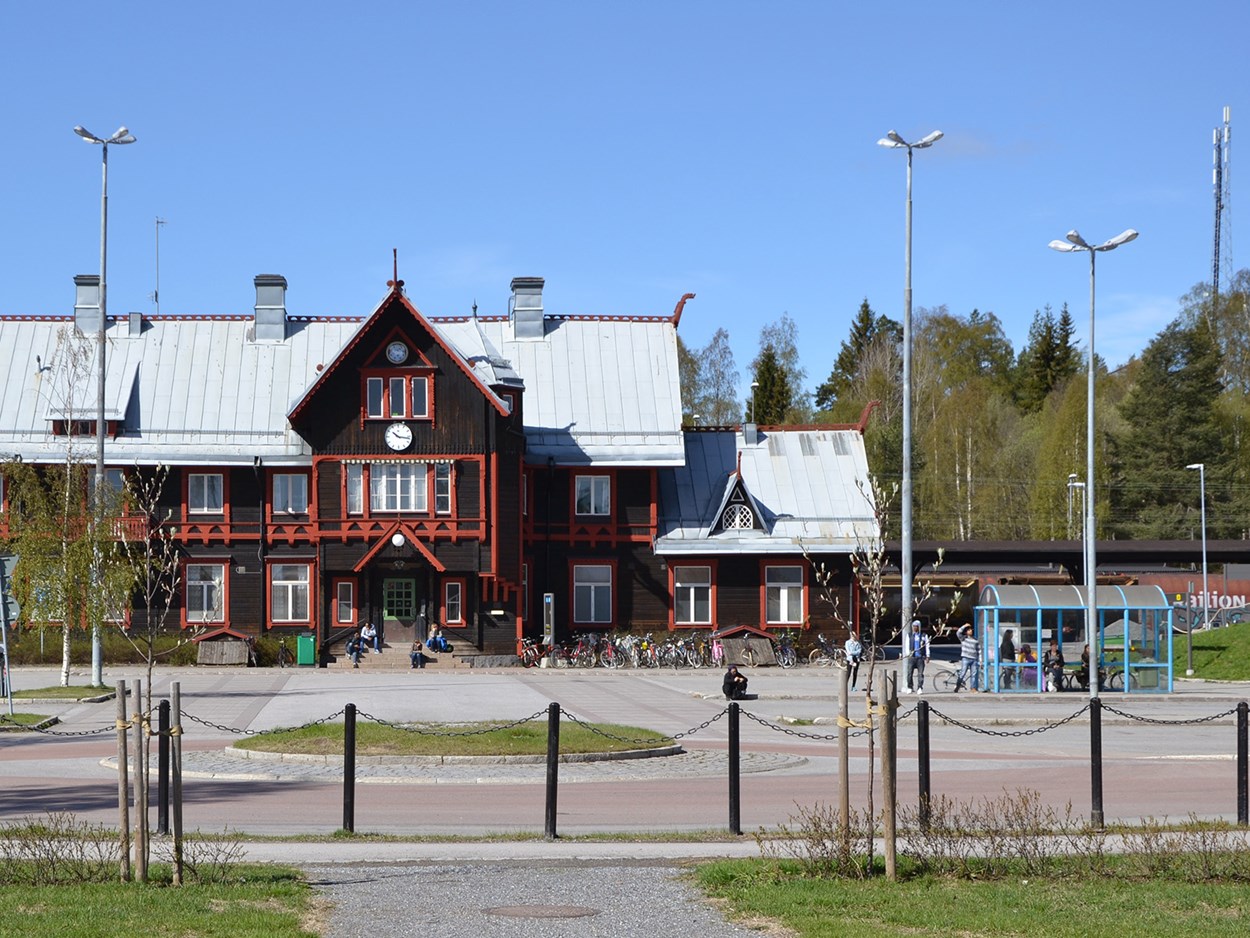 Vännäs stationshus framifrån