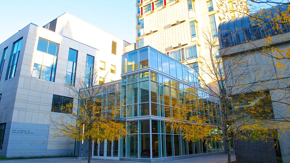 Boston University needed to preserve the iconic facade of the School of Law Building, which had deteriorated from weather exposure to the articulated concrete. Skanska restored the concrete and replaced windows and metal panels to maintain the original aesthetic and bring the building into compliance for current energy codes.  Boston University needed to preserve the iconic facade of the School of Law Building, which had deteriorated from weather exposure to the articulated concrete. Skanska restored the concrete and replaced windows and metal panels to maintain the original aesthetic and bring the building into compliance for current energy codes.