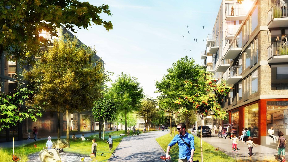 En grön slinga knyter samman Täby Park. En grön slinga knyter samman Täby Park.