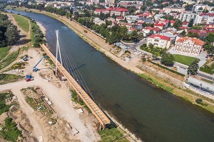 A pedestrian & cyclist bridge