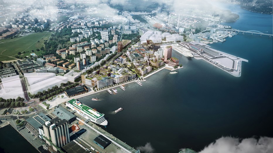 The project is planned to be completed in the first quarter of 2026. View of the area from the air.