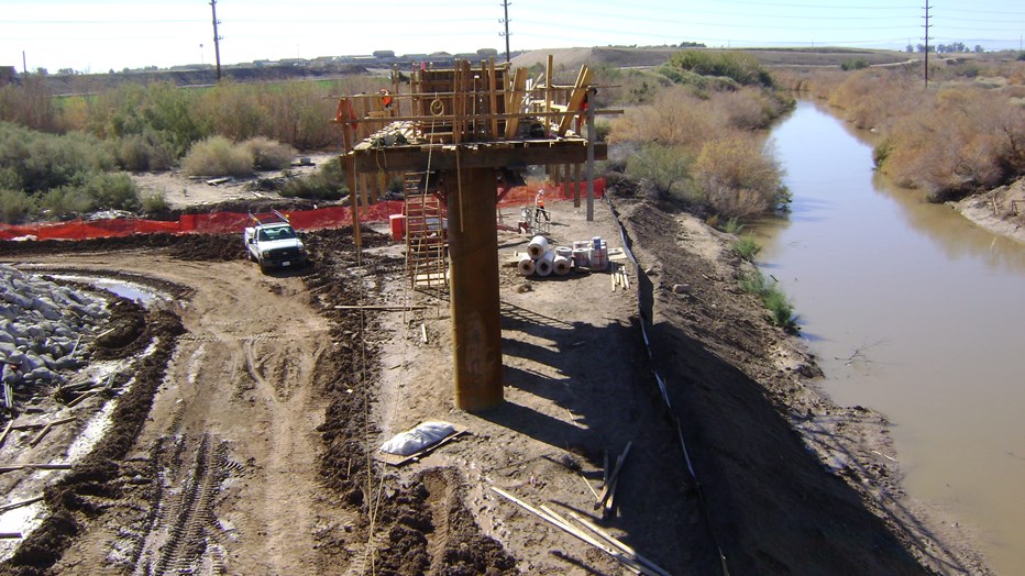 Bridge Bent 3 at the New River Bridge Bent 3 at the New River