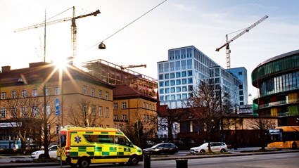 Nya vårdbyggnaden Malmö växer fram med en rasande fart.