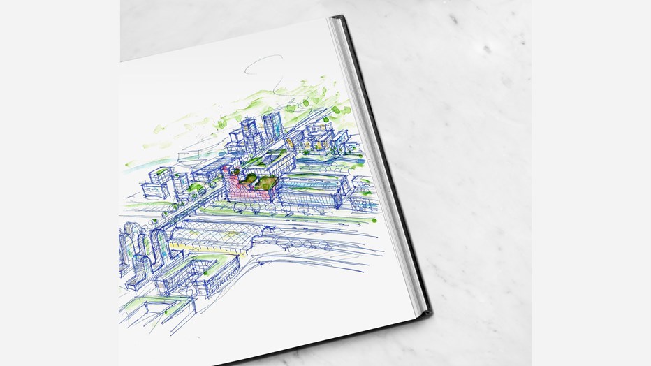 I Barkarbystaden bygger vi stadskvarter som förenar Barkarbystaden och Veddesta. I Barkarbystaden bygger vi stadskvarter som förenar Barkarbystaden och Veddesta.