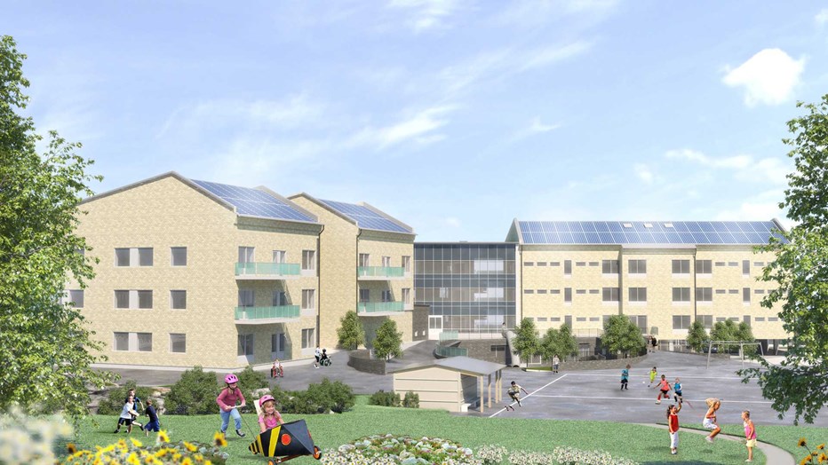 Vallastadens skola, Linköping - Översikt Vallastadens skola, Linköping - Översikt