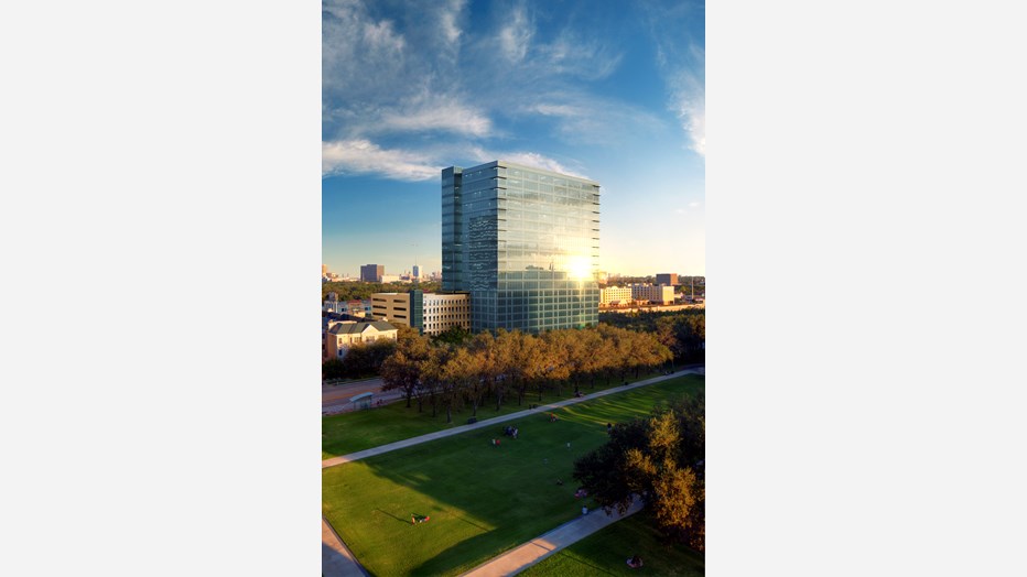 View from Water Wall park View from Water Wall park