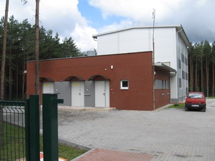 Grunwaldzka water purification plant - technological building