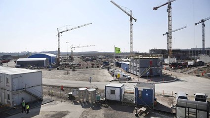 Under våren 2019 kommer grundläggningen av kontorsbygganden pågå och stomresning sker i början av maj.