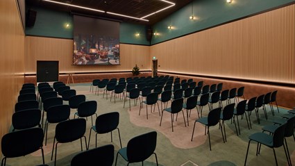 Här finns möjlighet att hålla stora konferenser och träffar. Foto Scandic