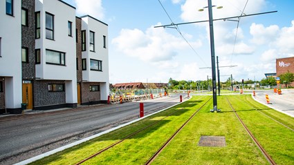 The municipality of Lund expects the area along the tramway to expand.