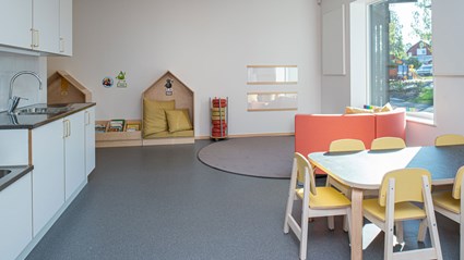 Miljön är anpassade efter barnens behov.