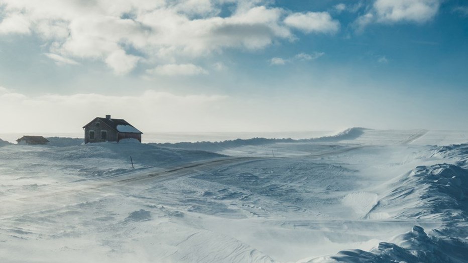 De hårda vindarna från fjället var den största utmaningen i byggprojektet. De hårda vindarna från fjället var den största utmaningen i byggprojektet.