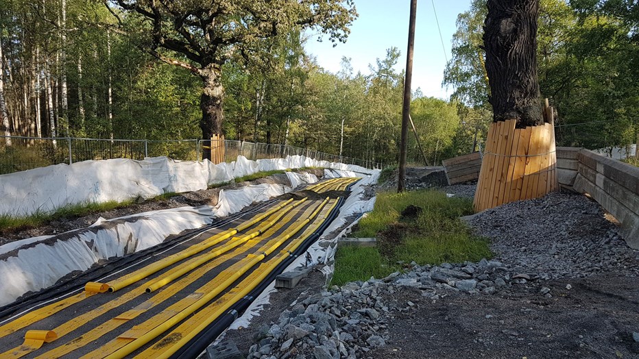 Klimatfrågorna var viktiga och i största möjliga mån valdes hållbara lösningar i projektet. Klimatfrågorna var viktiga och i största möjliga mån valdes hållbara lösningar i projektet.