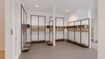 I kapprummen finns gott om yta för barnen.