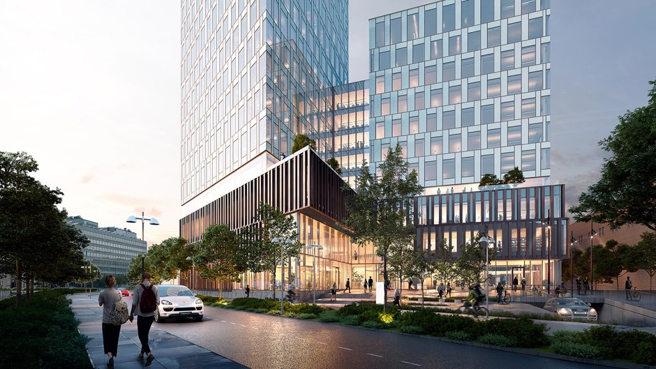 I det 36 våningar höga kontorshuset Citygate i centrala Göteborg kommer cykeln att få en hedersplats. 