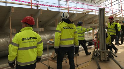 Projektet blev väldigt lyckat och vi hade ett tätt och lyhört samarbeta med vår kund. 