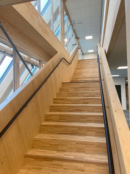 In February 2021, Växjö station and town hall were completed.