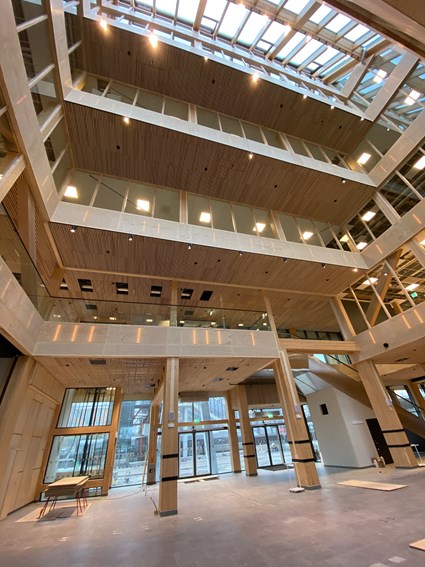 In Växjö, Skanska has built Växjö station and town hall.