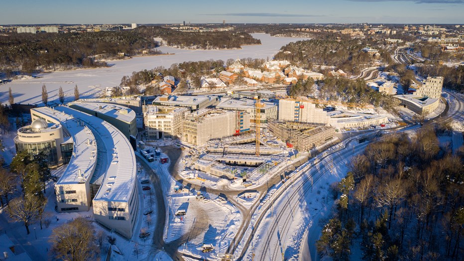 View from above of Campus Albano.