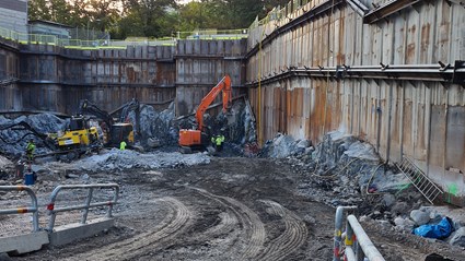 Syftet med kraftstationen är transformering av 400kV till 220kV.