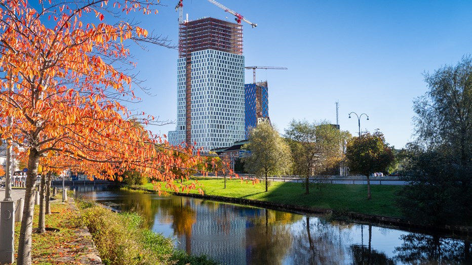 Citygate har nått sin fulla höjd på 144 meter. Kontorshuset med de 36 våningarna är inflyttningsklart hösten 2022. Citygate har nått sin fulla höjd på 144 meter. Kontorshuset med de 36 våningarna är inflyttningsklart hösten 2022.