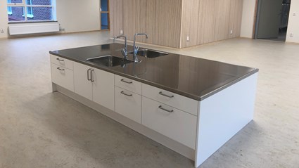 Förskolan byggs efter Sunda Hus.